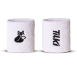 Muñequera Corta Algodón Basic Terry Tilki Blanca/Negra