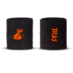 Muñequera Corta Algodón Basic Terry Tilki Gris/Naranja
