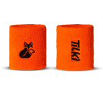 Muñequera Corta Algodón Basic Terry Tilki Naranja/Negra