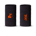 Muñequera Larga Algodón Pro Terry Interior Tilki Gris/Naranja