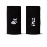 Muñequera Larga Algodón Basic Terry Tilki Negra/Blanca
