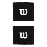 Muñequera Corta Wristband Negro x2