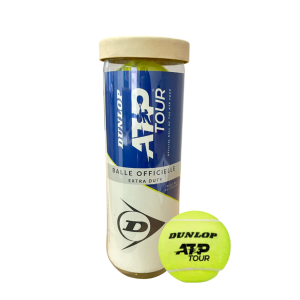 Tarro de Pelotas Tenis Dunlop ATP Tour Extra Duty X3