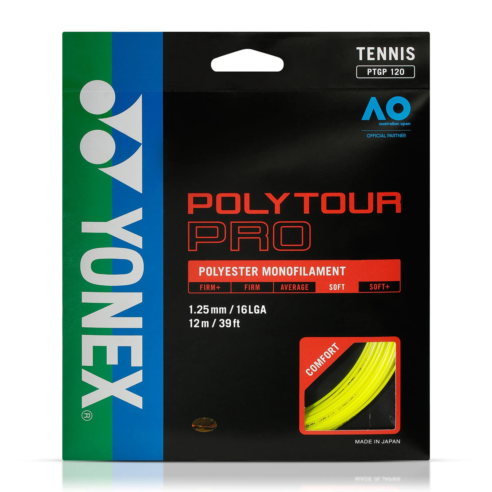 8106 Set Cuerda Tenis Poly Tour Pro 1.25/16 Amarillo - Imagen 1